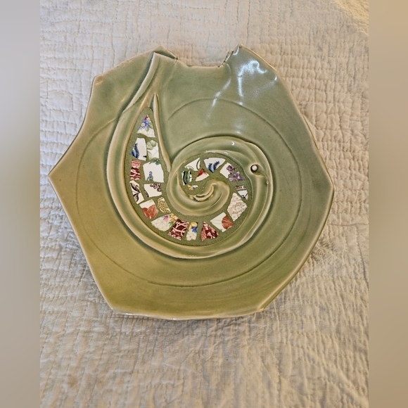 Vintage art pottery bowl